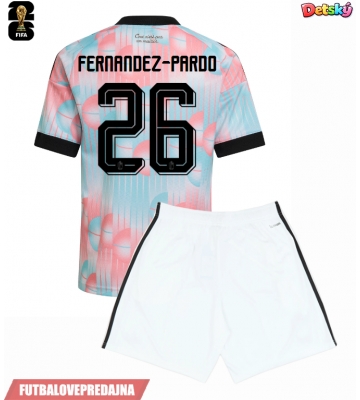 Lacne Dětský Futbalové dres Belgicko Matias Fernandez-Pardo #26 MS 2026 Krátky Rukáv - Preč (+ trenírky)